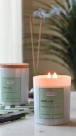 Aromatherapy Beewax Candles - Green Lush 💚 - Image 5