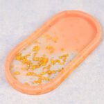 Floral Candles with Resin Tray - PINK PEONY + STRAWBERRIES & CREAM - Image 4