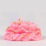 Floral Candles with Resin Tray - PINK PEONY + STRAWBERRIES & CREAM - Image 6